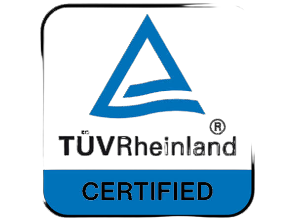 TÜV Rheinland Certified